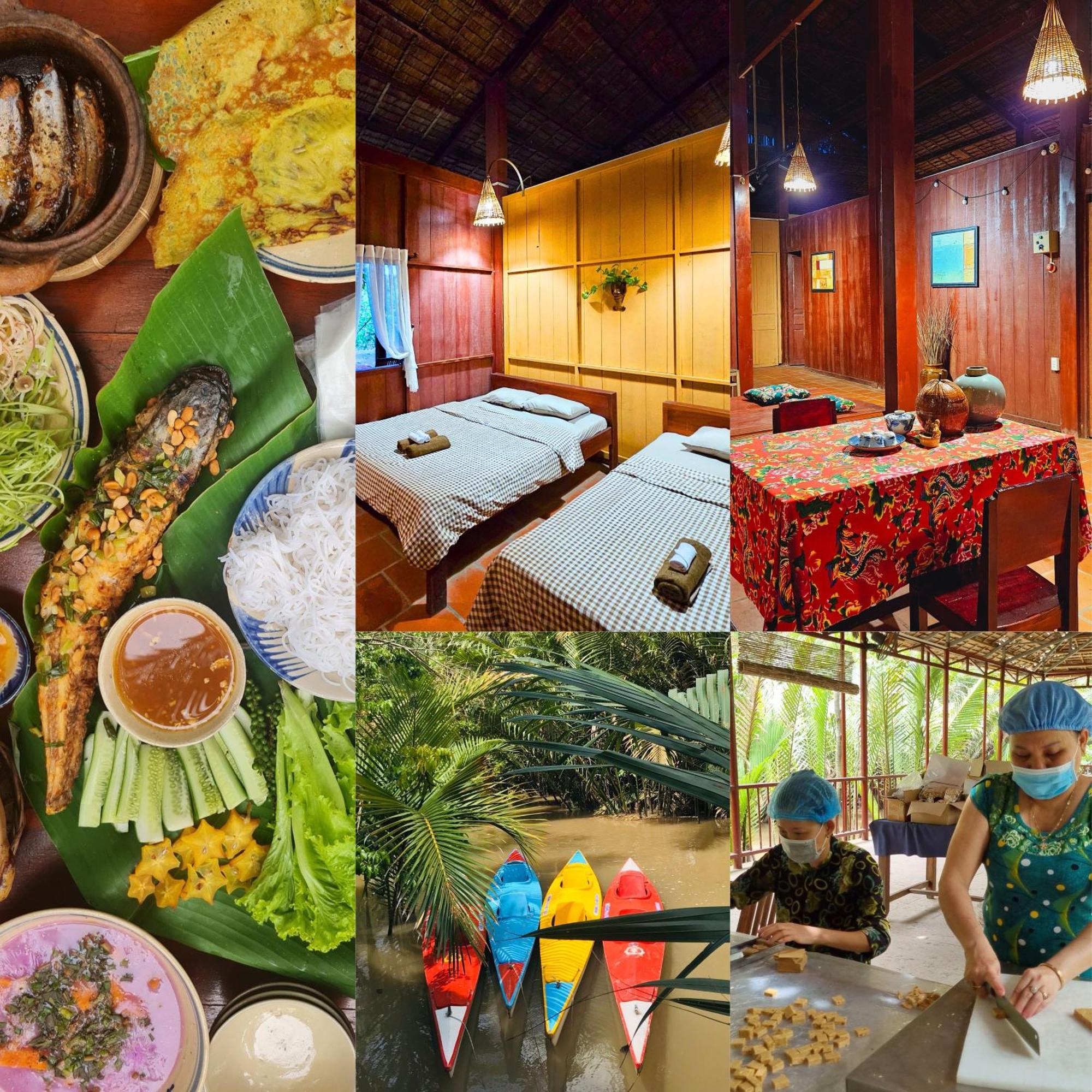 Ba Danh Homestay & Kitchen - Ben Tre Mekong Luaran gambar